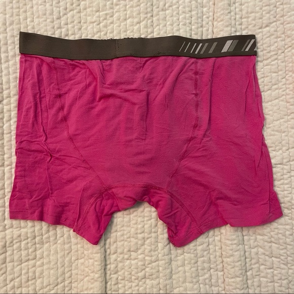 2UNDR Swingshift Hot Pink/Gray Boxer-Brief Pouch Underwear - Men’s XL - Picture 3 of 5